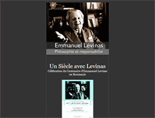 Tablet Screenshot of levinas.phenomenology.ro